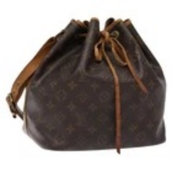 LOUIS VUITTON Monogram Petit Noe Shoulder Bag M42226 LV Auth 136092 - Picture 1 of 16